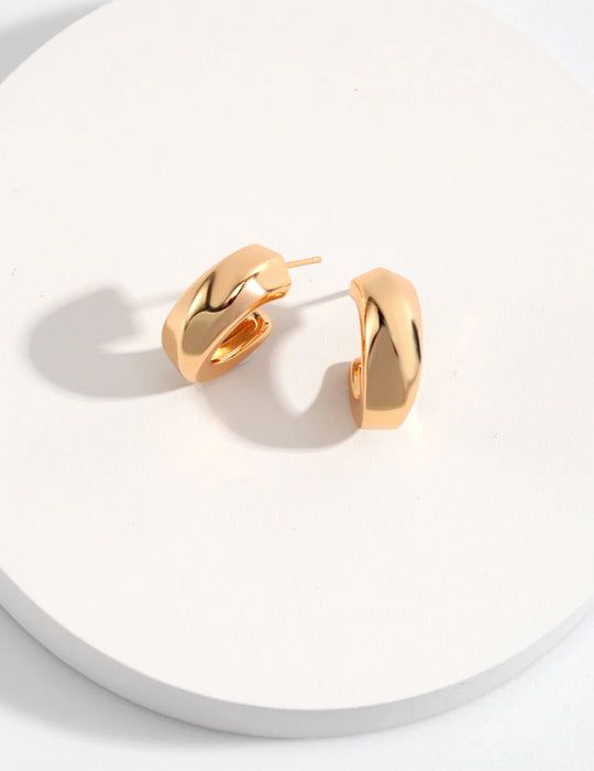 Chunky Hoop Statement Earrings