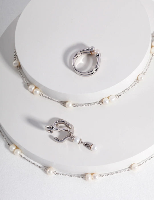 Double Band Adjustable Stacking Ring