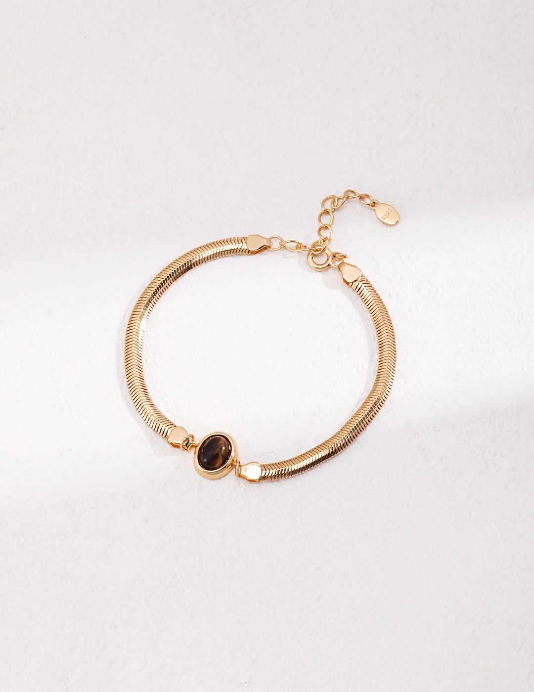 Natural Lapis Lazuli/Tiger Eye Bracelet