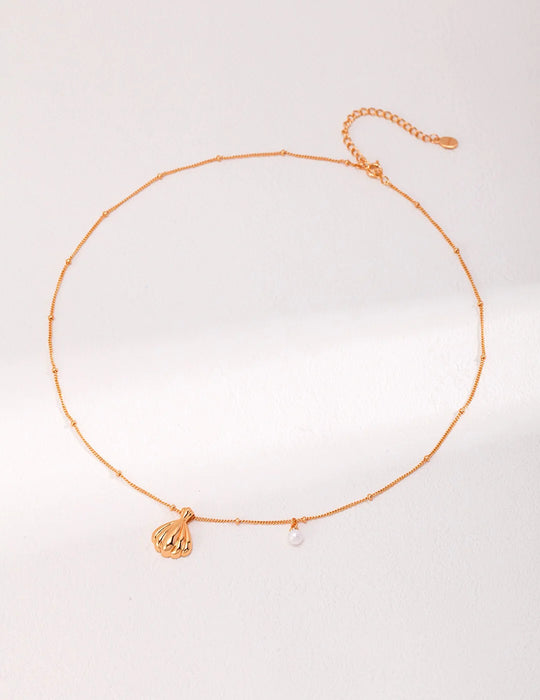 Natural Pearl Shell Style Necklace