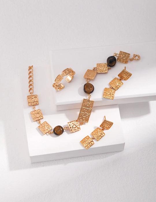 Tiger‘S Eye Stone Adjustable Bracelet